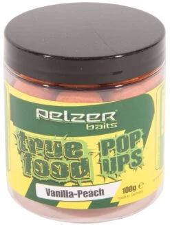 Pelzer True Food Pop Ups Vanilla Peach 20mm